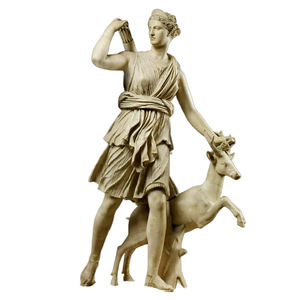 Life-Sized Outdoor Garden Landscape Famous Marble Statue of <strong>Diana</strong> and the Deer From Greek Mythology Stone Crafts Product - Product Image 6