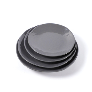 Ensemble d'assiettes à dîner en mélamine écologiques 12 \ "Dia X 1.8 \" H Assiettes en plastique multicolores incassables <span class=keywords><strong>et</strong></span> résistantes aux copeaux - Product Image 6