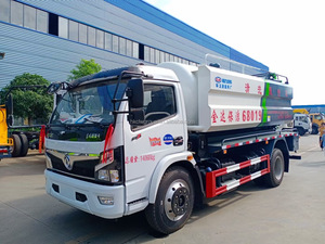 Camión de Succión de Aguas Residuales de Servicio Mediano de 8000 Litros, Camión Combinado para Limpieza de Alcantarillado y Succión de Lodos - Product Image 2