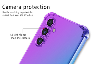 Per il caso di <span class=keywords><strong>Samsung</strong></span> A55, le donne carine ragazze chiaro colore gradiente ammortizzante morbido TPU <span class=keywords><strong>Cover</strong></span> del telefono per <span class=keywords><strong>Samsung</strong></span> <span class=keywords><strong>Galaxy</strong></span> A55 5G - Product Image 4