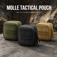 Petite trousse de premiers soins légère en tissu Oxford pour outils EDC, kit de survie d'urgence, utilisation à domicile/en voiture/en extérieur, option de logo personnalisé
