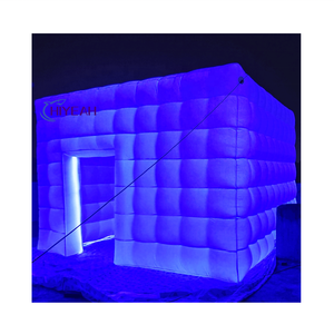 Tente de <span class=keywords><strong>camping</strong></span> gonflable noire sur mesure Hiyeah, tente de fête gonflable très vendue, gonflables publicitaires - Product Image 4