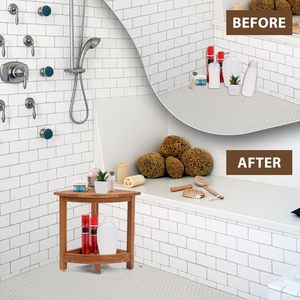 Tùy Chỉnh Keo Gỗ Góc Vòi Hoa Sen Phân Không Thấm Nước Tếch Tắm Băng Ghế Dự Bị Ghế Cạo Râu Chân Phong Cách Truyền Thống Phần Còn lại Chân Cho Phòng Tắm - Product Image 4