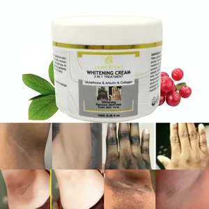 Oem Private Label Beste Whitening Cream Arbutine Kojiczuur Door Verwijderen Dark Spot Voor Knuckle & Tenen Elbow & Knee zwart Huidverzorging