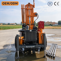 Machine de forage de puits d'eau portable 300M la plus vendue, équipement de forage de puits d'eau, machine de forage de trous d'eau CE ISO9001