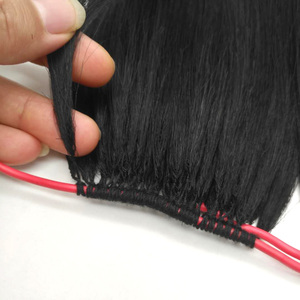 Nuevo creado más cómodo e Invisible 100% <span class=keywords><strong>cabello</strong></span> humano virgen Remy doble trenzado LÍNEA DE PLUMAS extensiones de <span class=keywords><strong>cabello</strong></span> - Product Image 4