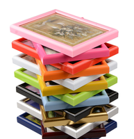 Cadre photo en plastique de style européen personnalisé, cadre photo moderne en PVC, décoration de maison