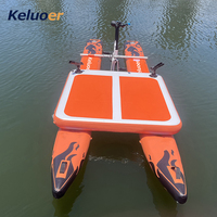 Vélo aquatique gonflable personnalisé en usine, en alliage de magnésium, pour sports nautiques
