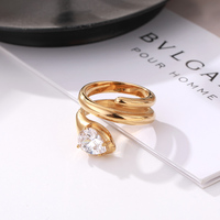 Cincin Signet Minimalis Klasik Fashion Lapis Emas Antik Bahan Stainless Steel Ukuran Dapat Disesuaikan Untuk Anak-anak Wanita Pria Tanpa Batu Utama