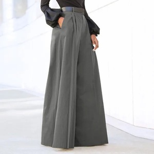 Nouveau <span class=keywords><strong>pantalon</strong></span> évasé taille haute pour <span class=keywords><strong>femme</strong></span>, coupe décontractée, délavé coloré, anti-boulochage, <span class=keywords><strong>été</strong></span> - Product Image 3