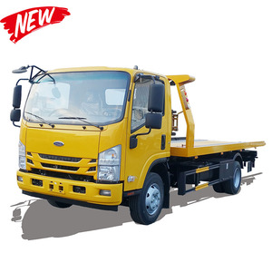 Camion de transport et de dépannage de voitures, véhicule de récupération à plateau avec plateforme élévatrice hydraulique - Product Image 1