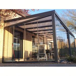 غرف شمسية بأربعة مواسم مع شهادة CE من الزجاج رال ألومنيوم Zwart Alu مظهر جانبي سقف الفناء - Product Image 2