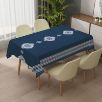 Nappe carrée en PVC beige RNPT, protège-table essuyable en PVC pour anniversaire, cuisine, salle à manger