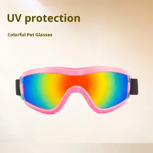 Lunettes de soleil pour animaux de compagnie Teddy Dog directes d'usine avec protection UV lunettes de protection solaire extérieures coupe-vent pour animaux de compagnie - Product Image 3