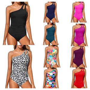 Zhang yaz moda Wholesaleed kadınlar <span class=keywords><strong>2</strong></span> parça seksi dize tanga Halter katı renk klasik mikro bikini seti artı boyutu mayo - Product Image 4
