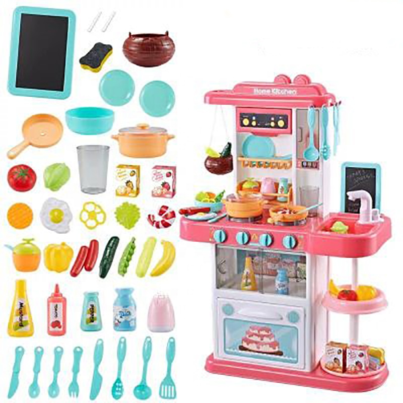 Best seller Kids Play House Girl Cooking game Pretend Play  kids Kitchen set Toys for Children Xmas Gifts jouet