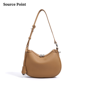 <span class=keywords><strong>Sac</strong></span> à main classique de luxe pour femmes en cuir véritable tressé, <span class=keywords><strong>sac</strong></span> à main demi-lune avec bandoulière réglable, sacs à main à porter sur l'épaule - Product Image 2