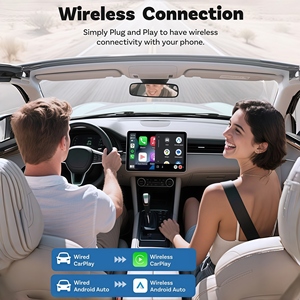 Adaptador Inalámbrico Carplay para iPhone, Bluetooth <span class=keywords><strong>USB</strong></span> y Extensión Tipo-C, Convierte Android Auto Car Play de Cableado <span class=keywords><strong>a</strong></span> Inalámbrico - Product Image 6