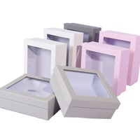 Bijoux sur mesure visage crème papier d'emballage ombre fenêtre coffre boîte valise Logo pour l'emballage