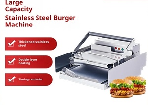Nueva máquina comercial de hamburguesas de acero inoxidable, barra de aperitivos de pollo frito, secador de calefacción eléctrico temporizado, pequeño, 220V de alto - Product Image 2