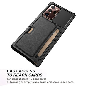 Étui portefeuille à absorption magnétique en cuir PU de luxe pour <span class=keywords><strong>Samsung</strong></span> Galaxy <span class=keywords><strong>Note</strong></span> 20 <span class=keywords><strong>10</strong></span> / <span class=keywords><strong>Note</strong></span> 20 Ultra <span class=keywords><strong>10</strong></span> <span class=keywords><strong>plus</strong></span> porte-cartes <span class=keywords><strong>Flip</strong></span> <span class=keywords><strong>Cover</strong></span> - Product Image 3