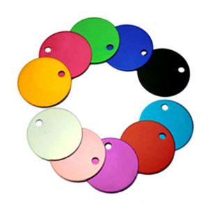 Direct Round Aluminum Alloy for Pet <b>Tag</b> <b>Custom</b> Engraved <b>Dog</b> ID <b>Tag</b> With Animal Theme Multi-Specification Pet Supplies Logo - Product Image 1