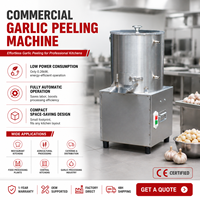 AirPowered Knoflookschilmachine Commercieel roestvrij staal 35kg/u 220V Voedselverwerkingsapparatuur BS-TP35