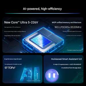 Venta al por mayor: Nuevo portátil empresarial con IA OmniBook X Flip 14 de 14 pulgadas, Intel Core Ultra 7, pantalla táctil OLED 360 °   Portátil Convertible - Product Image 3