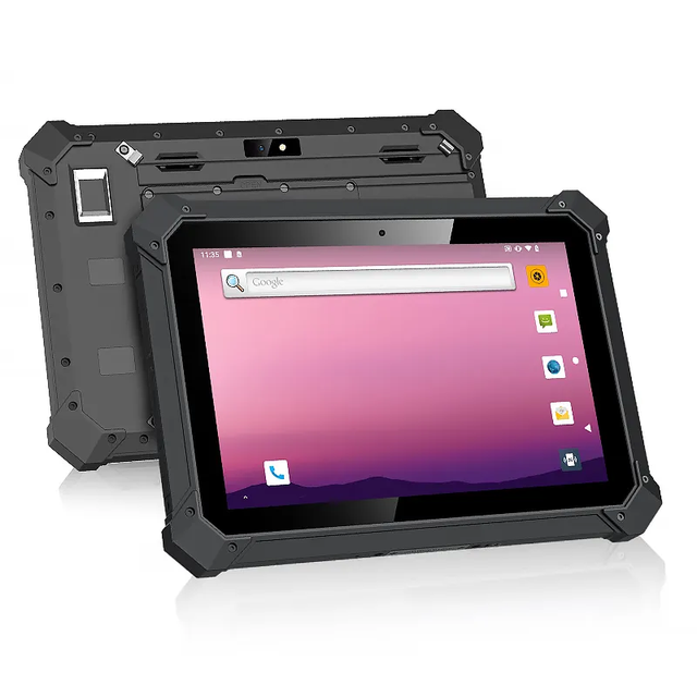 OEM/ODM 128GB ROM 6GB RAM Industrial Rugged 10inch Tablets 4G Android 12.0 Rugged Tablet PC With Fingerprint Barcode Reader