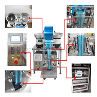 Machine d'emballage automatique pour briques de jouets, pièces métalliques et plastiques, avec fonctions de mélange, comptage et emballage, et machine d'emballage en sac pour vis métalliques et tubes d'expansion