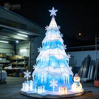 Décoration de renne rougeoyante faite à la main de qualité supérieure-Lanterne de renne LED pour décoration extérieure de Noël e