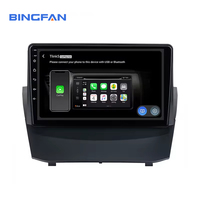 Android Autoradio mit 9 Zoll Volltouchscreen Octa-Core 4+64 GB WLAN GPS Auto-DVD-Player für Ford Fiesta 2009 - 2014 BT 4G LTE