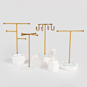 Phổ biến Cửa hàng đồ trang sức vàng và bạc trang sức hiển thị đứng Vòng cổ bông tai đồ trang trí chủ cho cửa hàng triển lãm - Product Image 3