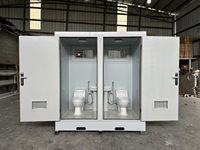 Toilettes mobiles portables à vendre, toilettes préfabriquées, toilettes avec siège préfabriqué, panneau sandwich