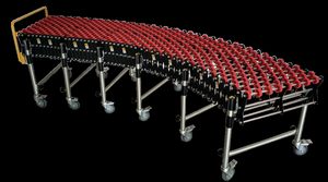 Nicht elektrischer Riemens ch eiben rollen förderer Tragbarer flexibler Rollen förderer Schwerkraft rollen förderer - Product Image 2