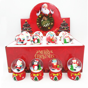 Wholesale Resin Snow Globe Red Christmas Water Globe Souvenir Gift Snow Globe