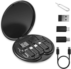 6 in 1 <b>USB</b> Cable Multifunctional Travel Charging Cable <b>Adapter</b> <b>USB</b> & Type-<b>C</b> OTG Hub Suit with Data Charger Cable for Phone - Product Image 1