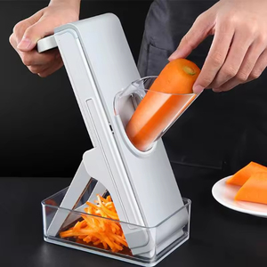 Herramientas y utensilios <span class=keywords><strong>de</strong></span> cocina manuales Cortador <span class=keywords><strong>de</strong></span> verduras Cortador <span class=keywords><strong>de</strong></span> patatas <span class=keywords><strong>Acero</strong></span> <span class=keywords><strong>inoxidable</strong></span> Multi-Choice PP <span class=keywords><strong>Mandolina</strong></span> <span class=keywords><strong>de</strong></span> plástico - Product Image 1