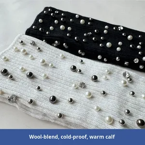 Quần tập luyện trượt băng nghệ thuật dành cho nữ thương hiệu L dành cho mọi mùa, tất giữ ấm ngọc trai, bảo vệ, trang phục biểu diễn có sẵn - Product Image 5