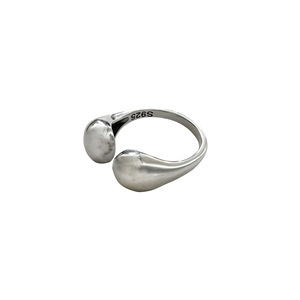 Silver Ruitai S925 Sterling Silver Geometric <b>Ring</b> Open Design Unisex Fashion Jewelry Gift - Product Image 5
