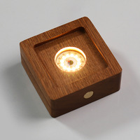 Mini trophée en cristal avec logo personnalisé, incrustation 3D, lumière LED illuminée, veilleuse pour réunion annuelle d'entreprise, cadeaux de bienvenue pour entreprises