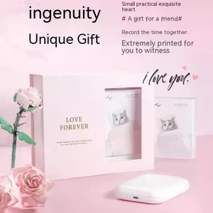 N1 Pocket Photo <strong>Printer</strong> BT <strong>Linked</strong> 3-Inch Adhesive Paper USB Ink-Free Instant Printing Capturing Beautiful Life Color