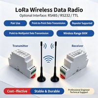 Convertidor Modbus RS485 de Espectro Ensanchado Lora de 868 MHz, Transmisión Transparente de Redes IoT de Largo Alcance de 6 km, Módem de Radio