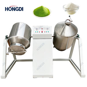 Mezcladora de Doble Tambor y Doble Cono de Acero Inoxidable, Mezcladora Rotativa con Motor AC Automático, Capacidad de 200L para Alimentos - Product Image 2