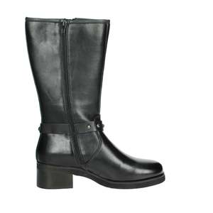 Botas Altas hasta la Rodilla para Mujer, Negras, Talla 39, Altura del Tacón 1.5 Pulgadas - Product Image 4