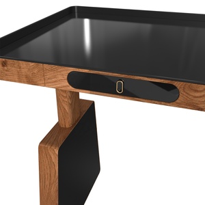Supports en V Bureau moderne en bois à double moteur réglable pour le <span class=keywords><strong>travail</strong></span> <span class=keywords><strong>debout</strong></span> avec pieds de table trapézoïdaux JSD2-02-M4 - Product Image 4