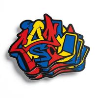 Impresión de pegatinas con logotipo troqueladas para exteriores, pegatinas impermeables de PVC/vinilo