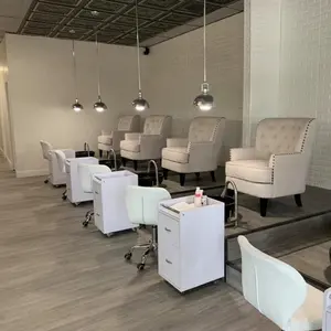 Fabriek Directe Verkoop Pedicure Spa Stoel Luxe Geen Sanitair High-Tech Wit Comfort Salon Pedicure