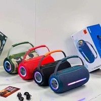 Altavoz Inalámbrico Portátil Boombox 360 LED para Exteriores, Columna de PC Impermeable de 20W, Reproductor de Música, Regalo, RGB, Inalámbrico, para Teléfono Móvil