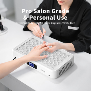 SNRQI Bajo <span class=keywords><strong>Precio</strong></span> Personalizado Nuevo 2026 Colector de Polvo de <span class=keywords><strong>Uñas</strong></span> con Ventilador Doble Turbo W30 Aspirador de <span class=keywords><strong>Uñas</strong></span> de Fuerte Succión con Cepillo de <span class=keywords><strong>Uñas</strong></span> - Product Image 1